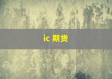 ic 期货